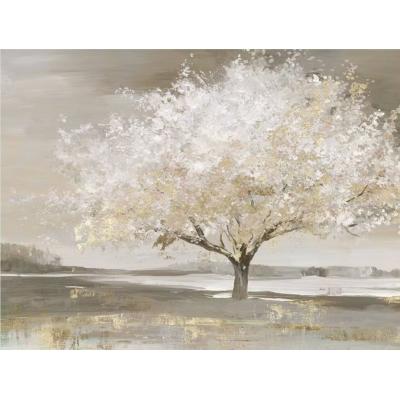 幸福树油画 现代 简约 油画大芬村