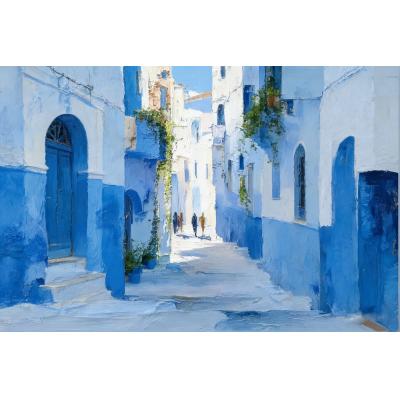 地中海风景油画  大芬村油画 客厅油画